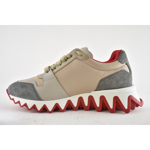 Christian Louboutin Nastroshark Donna Flat Saharienne Platform Lowtop Sneaker 38 - Picture 10 of 14